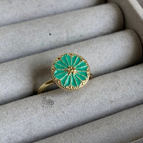 Fidget Ring, Anxiety Ring, Spinner Ring, Flower Ring, Y2K Ring, Adjustable Ring - Picture 1 of 7